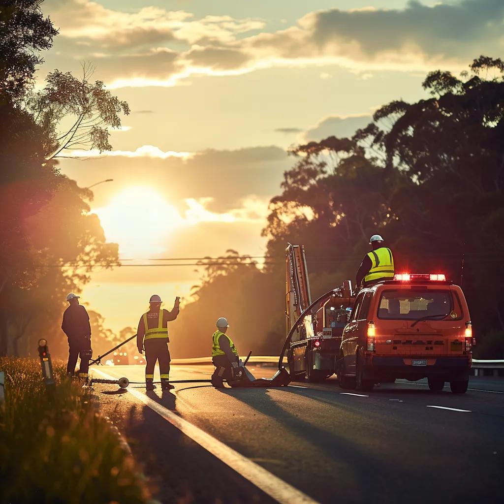 Ace Towing team assisting a driver on the roadside in Parramatta, highlighting our emergency towing capabilities